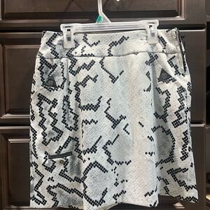 Jamie Sadock Black and White Mini Skirt